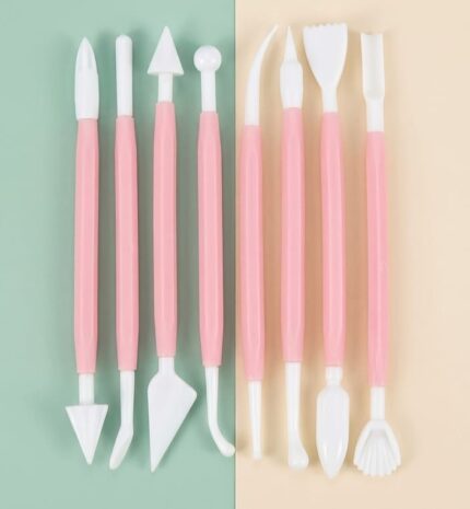 8 pcs Plastic Clay Tool