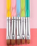 5 Pc Emboss Tool With Brush Acrylic 2 Side - Image 3