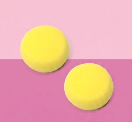 2 Pc Round Yellow Spounge