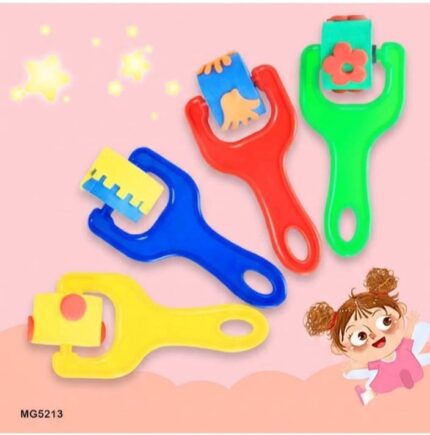 4 Pc Foam Roller Stamp