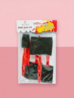 5 Pc Black sponge Set Plastic Handle - Image 2