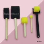 5 Pc Mixed Sponge Brush And Tool