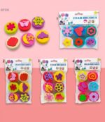 6 Pc Foam Stamp Kids Design - Image 2
