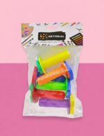 6 Pc Foam Stamp With Long Plastic Handle - Image 2