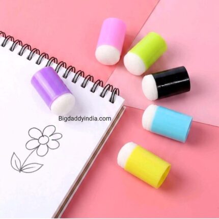 Finger Sponge 10 Pc Multi Coloured