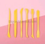 6 Pc Clay Tool Yellow Handle