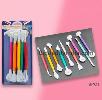 9 Pc Plastic Clay Tool