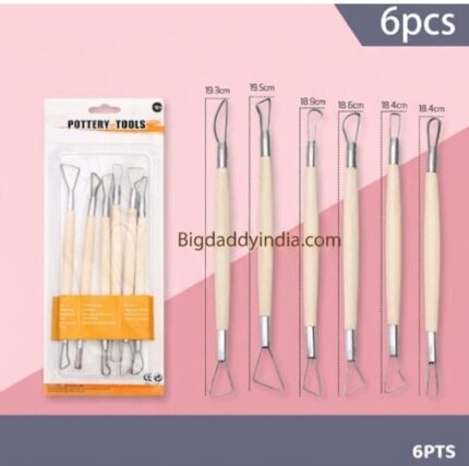6 Pc Pottery Tool Set