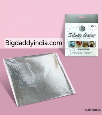 Foil Paper 14*14Cm Silver 25 Sheet