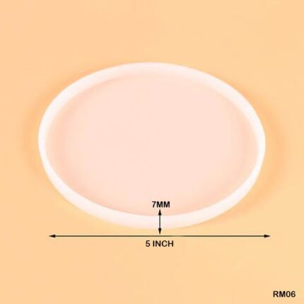 Silicon Mould Round Plain 5"