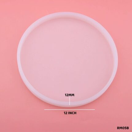 Silicon Mould Round Plain 12 inch 12mm