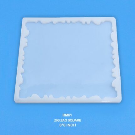 Silicon Mould 8*8 Inch Square Agate