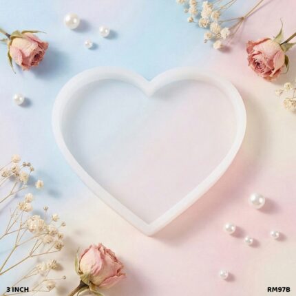 Silicon Mould Heart 3"