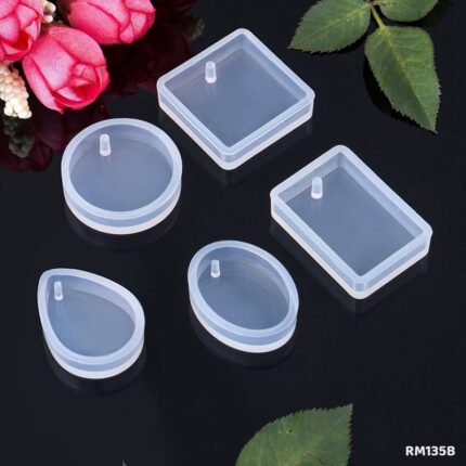 Silicon Mould Pendant 5 pcs Set
