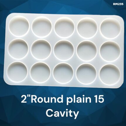 Silicon Mould 15 Cavity Plain Round