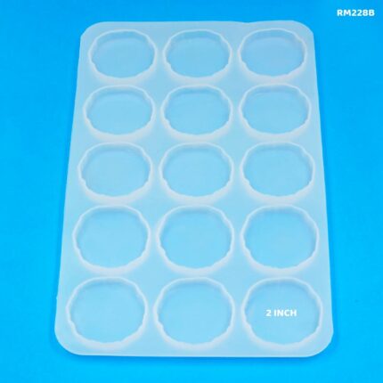 Silicon Mould Agate 2" 15 Pcs