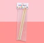 Wooden Bamboo Stick Round 30cm*15mm(2 Sticks) - Image 2
