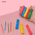 Wood Round 100 Stick Color 8cm*0.3mm - Image 3