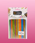Wood  Stick Color 10cm*0.3mm(50 Pcs Approx.)
