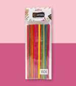 Wood  Stick Color 20cm*0.3mm(50 Pcs Approx.)