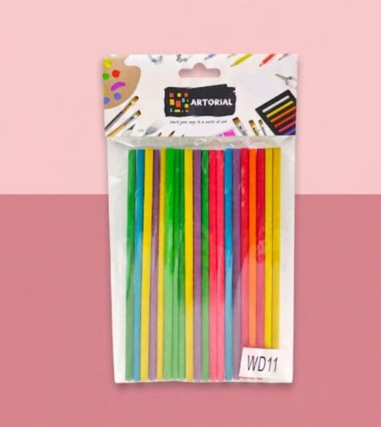 Wood  Stick Color 15cm*0.5mm(20 Pcs Approx.)