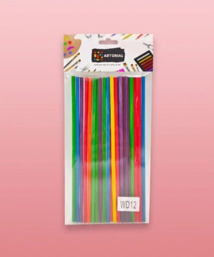 Wood  Stick Color 20cm*0.5mm(20 Pcs Approx.)