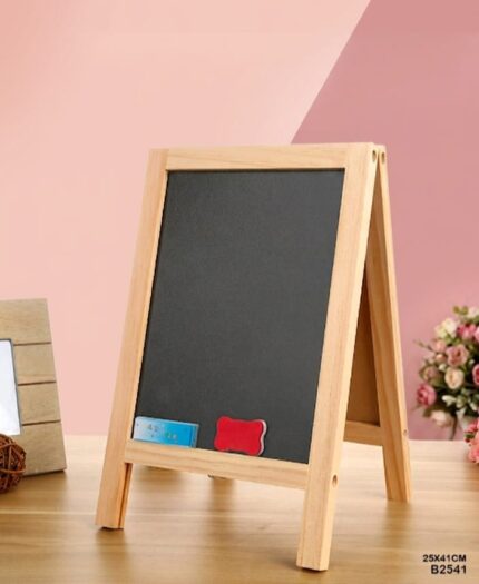 Wooden Both Side Black Board (25cm*41cm)