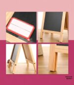 Wooden Both Side Black Board (25cm*41cm) - Image 2