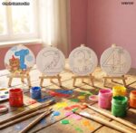 Mini Canvas And Easel Printed 4 Inch Round - Image 3