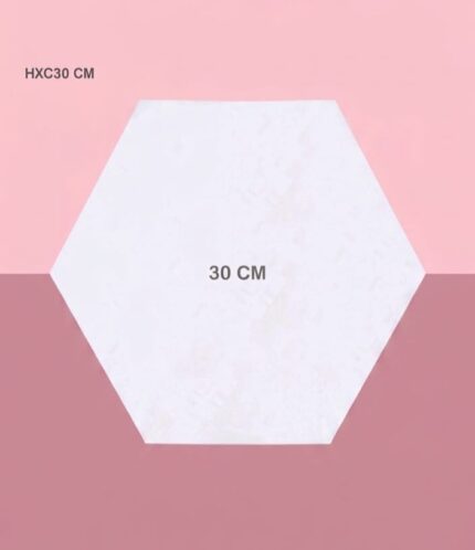 Hexagon Canvas Board 30cm