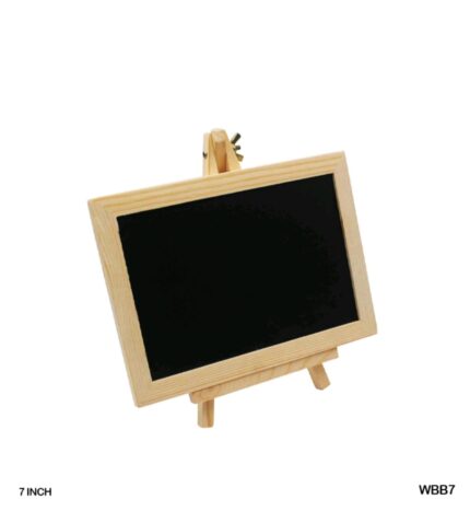 WOODEN BLACK BOARD EASEL 7"