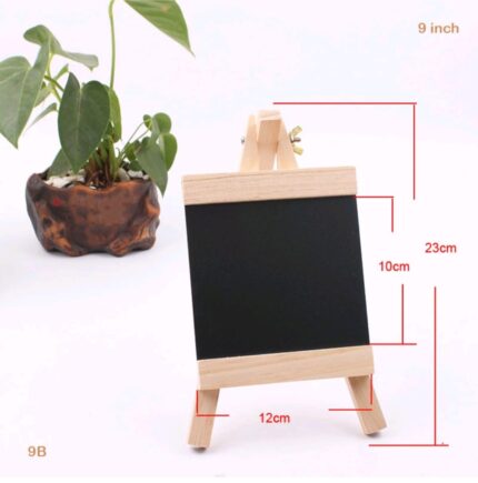 Black Board With Easel 9" (12cm*23 Cm)