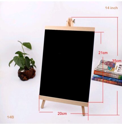 Black Board With Easel 14" (20cm*36 Cm)