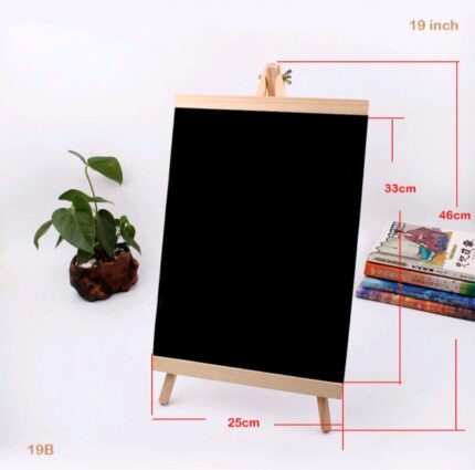 Black Board With Easel 19" (25cm*46 Cm)