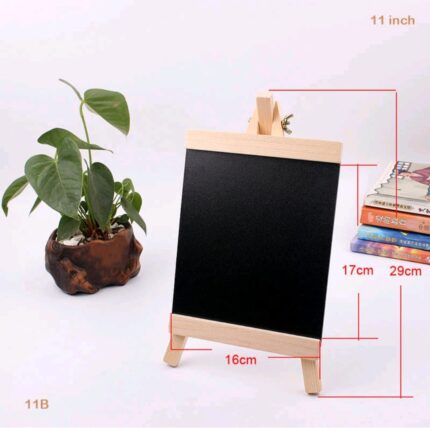 Black Board With Easel 11" (16cm*29 Cm)