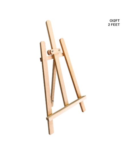 WOODEN EASEL 2 ft SS With Screw Holder IN