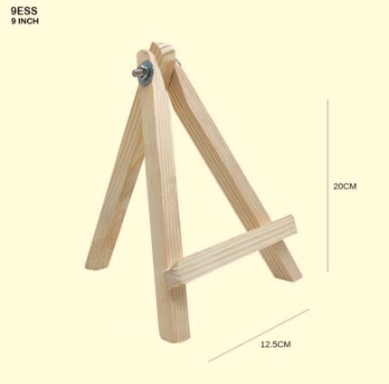 WOODEN EASEL 9" IN