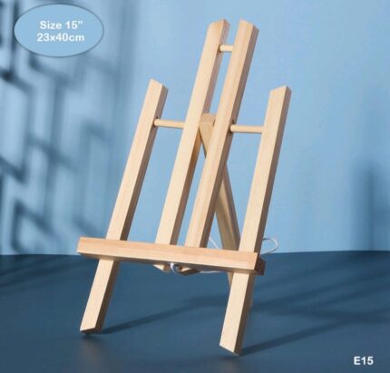 WOODEN EASEL 15"IN
