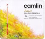 Camlin Artist Colour Pencils – Assorted Pack of 24 shades