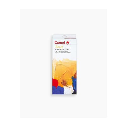 CAMEL ARTIST ACRYLIC COLOUR TUBE SET OF 12 SHADES * 9 ML