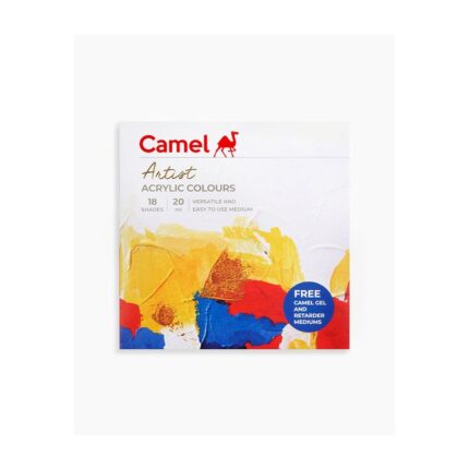 CAMEL ARTIST ACRYLIC COLOUR TUBE SET OF 18 SHADES *20 ML