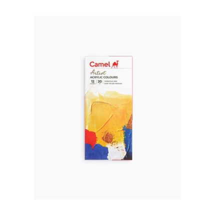 CAMEL ARTIST ACRYLIC COLOUR TUBE SET OF 12 SHADES * 20 ML