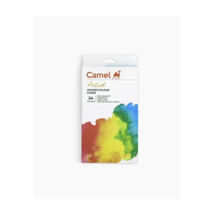 CAMEL ARTIST WATER COLOUR CAKES 24 SHADES