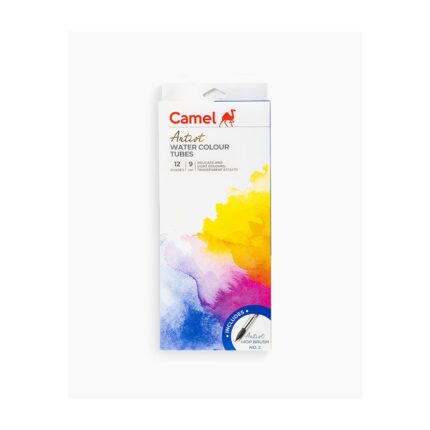 CAMEL ARTIST WATER COLOUR TUBE 12 SHADES * 9 ML