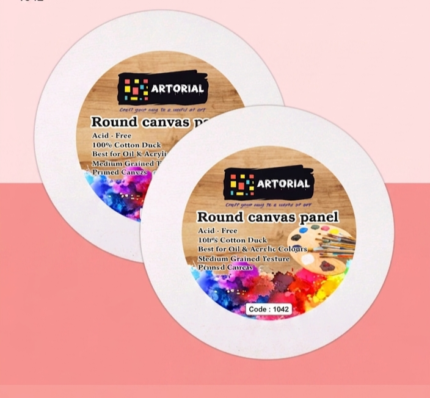 CANVAS BOARD ROUND 6 inch