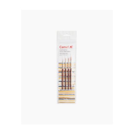 CAMEL SYNTHETIC GOLD BRUSH SET ROUND -SET OF 4 PCS SERIES 66