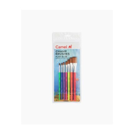 CAMEL SET OF 7 BRUSHES ( FLAT ) SERIES 65