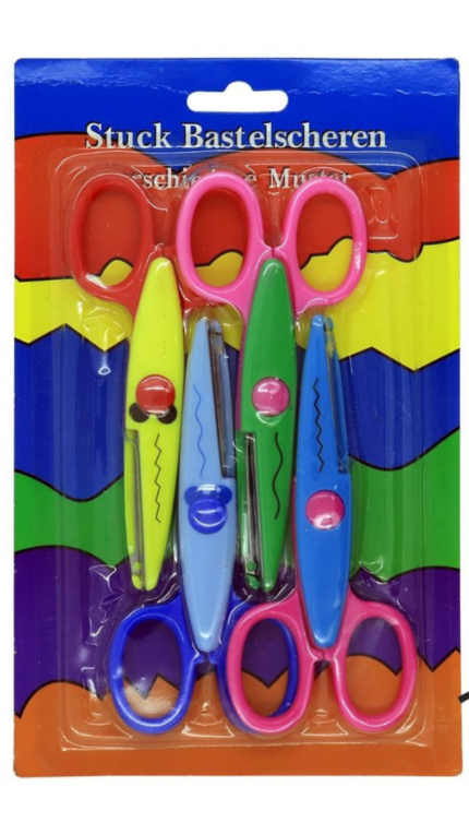SCISSOR ZIG ZAG 4 pcs Set
