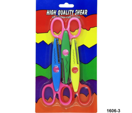 SCISSOR ZIG ZAG 3 pcs Set
