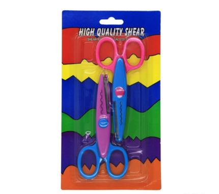 SCISSOR ZIG ZAG 2 pcs Set
